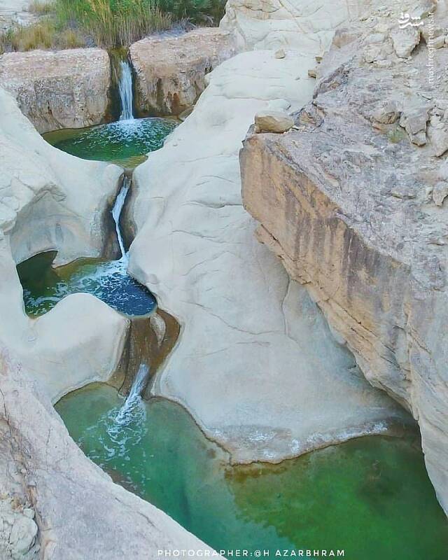 چشمه‌ای زیبا در هرمزگان +عکس