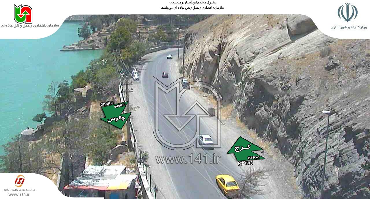 ترافیک نیمه سنگین در اکثر محدودههای مرزن آباد به کرج ترافیک نیمه سنگین در اکثر محدودههای مرزن آباد به کرج