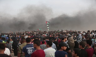 شصت‌وهفتمین راهپیمایی بازگشت در نوار غزه/100 نفر مجروح شدند