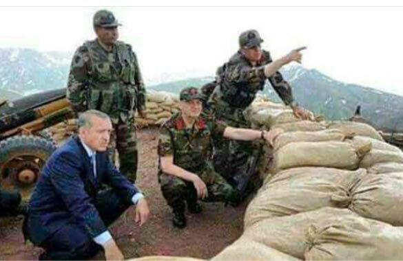 اردغان در نزدیکی محل سقوط جنگنده روسی + تصاویر اردغان در نزدیکی محل سقوط جنگنده روسی + تصاویر