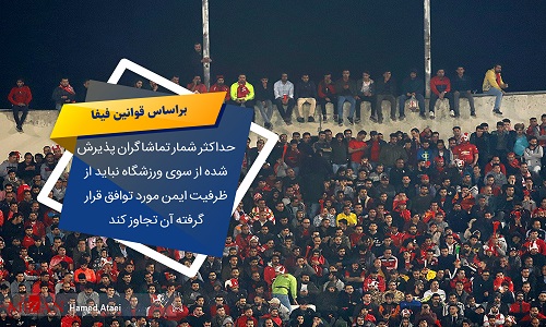 قوانین سخت‌گیرانه نهادهای بین‌المللی در مورد ورزشگاه‌های فوتبال/ تاکید فیفا بر رعایت حداکثر ظرفیت ایمن ورزشگاه/از ثبت دقیق جزئیات در بلیت تا بازرسی دقیق هواداران قبل از ورود به ورزشگاه/ جلوگیری از ورود بنر و پرچم‌های تحریک‌آمیز