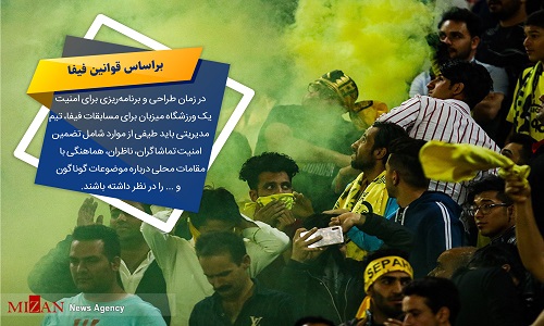 قوانین سخت‌گیرانه نهادهای بین‌المللی در مورد ورزشگاه‌های فوتبال/ تاکید فیفا بر رعایت حداکثر ظرفیت ایمن ورزشگاه/از ثبت دقیق جزئیات در بلیت تا بازرسی دقیق هواداران قبل از ورود به ورزشگاه/ جلوگیری از ورود بنر و پرچم‌های تحریک‌آمیز