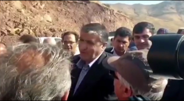 عصبانیت وزیر راه از گزارش‌های غلط پیمانکار جاده هشتگرد - طالقان