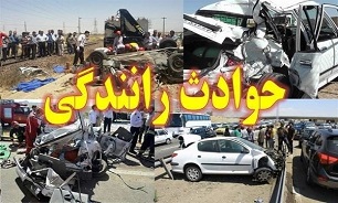 ۳ کشته حاصل تصادف وانت نیسان با اتوبوس