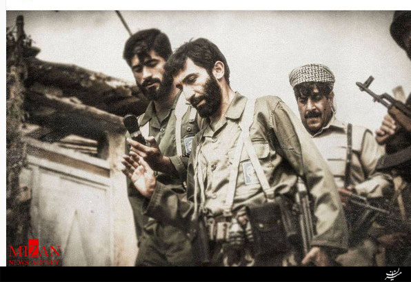 بازگر نقش شهید سردار همدانی ، حاج احمد متوسلیان و محسن رضایی در ایستاده در غبار + عکس