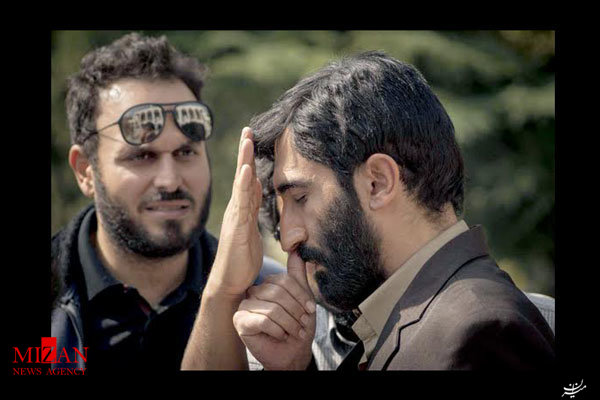 بازیگر نقش سردار شهید همدانی،حاج احمد متوسلیان و محسن رضایی در «ایستاده در غبار» + عکس
