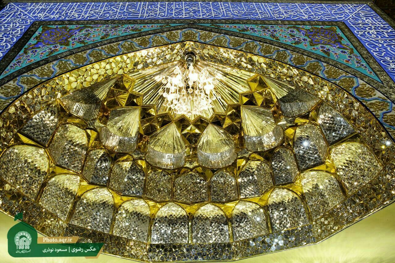 خودنمایی هنر معماری اسلامی در حرم مطهر رضوی +عکس