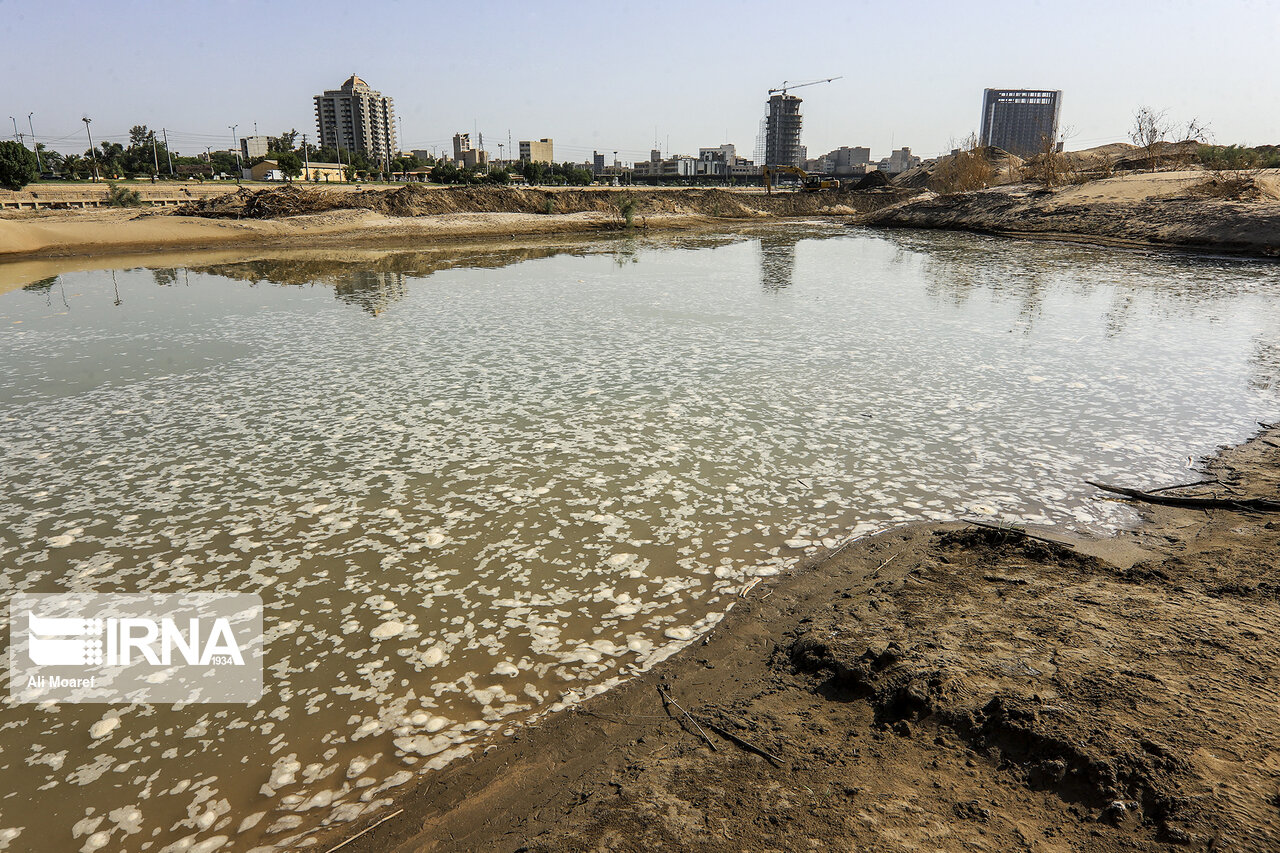 تصاویری از حال ناخوش کارون و لایروبی آن