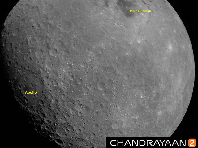 ثبت نخستین تصاویر فضاپیمای هندی Chandrayaan از ماه +عکس ثبت نخستین تصاویر فضاپیمای هندی Chandrayaan از ماه +عکس