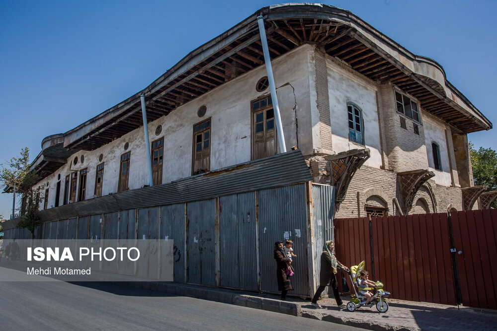 تصاویری از وضعیت اسف بار باستانی‌ترین گراند هتل ایران