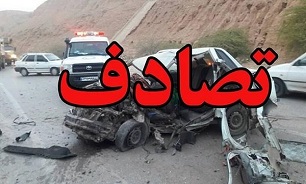 تصادف زنجیره‌ای در کمربندی بومهن به تهران