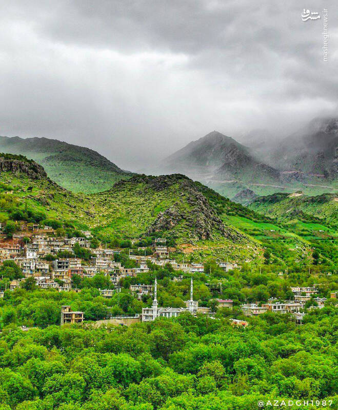 روستایی تماشایی در کرمانشاه +عکس روستایی تماشایی در کرمانشاه +عکس