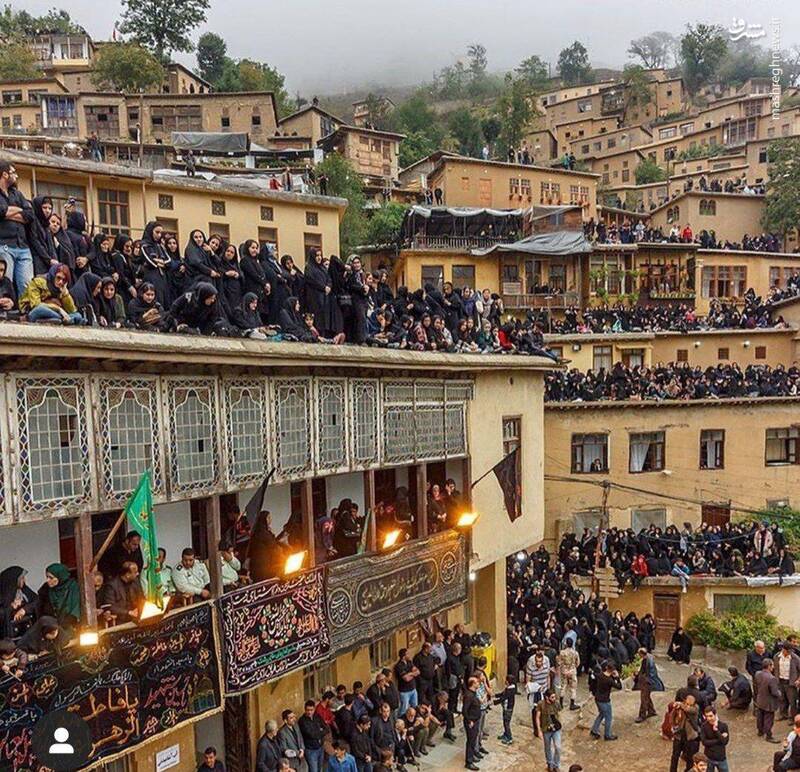 تصویری دیدنی از محرم در ماسوله
