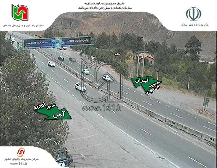 ترافیک نیمه سنگین مسیر کرج تا تهران ترافیک نیمه سنگین مسیر کرج تا تهران