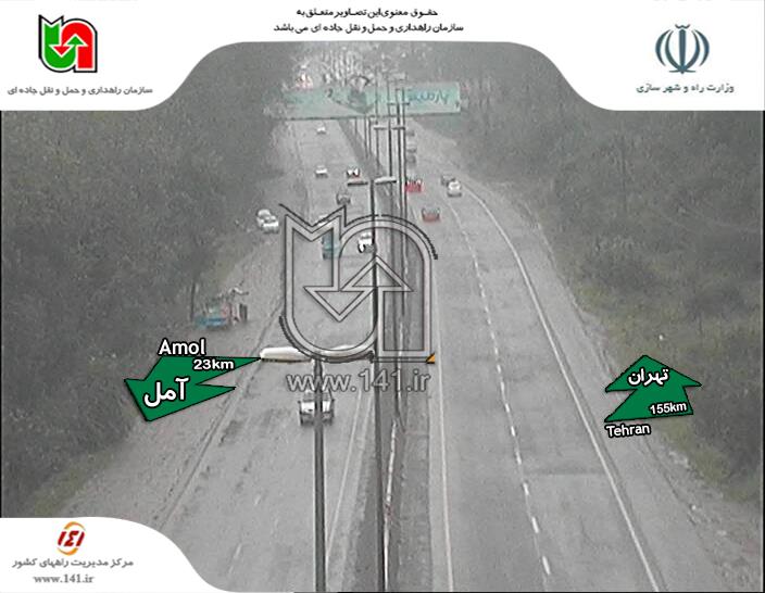 ترافیک نیمه سنگین مسیر کرج تا تهران ترافیک نیمه سنگین مسیر کرج تا تهران