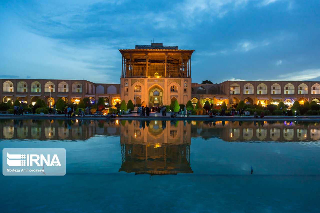 نمایی دیدنی از کاخ عالی قاپو +تصاویر