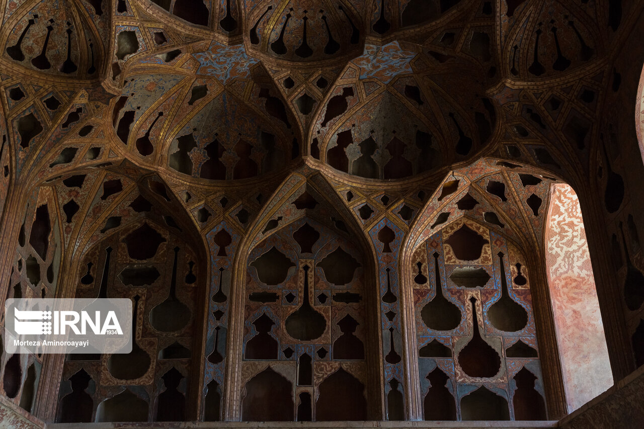 نمایی دیدنی از کاخ عالی قاپو +تصاویر