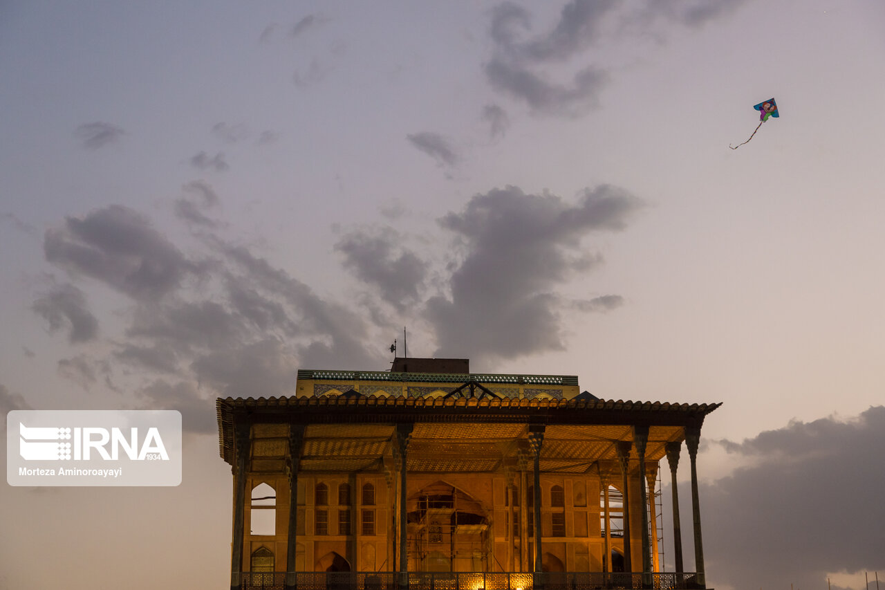 نمایی دیدنی از کاخ عالی قاپو +تصاویر