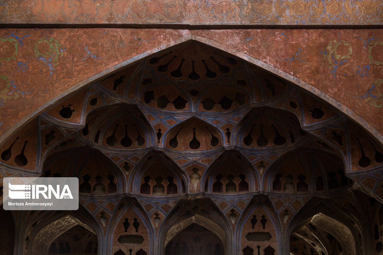 نمایی دیدنی از کاخ عالی قاپو +تصاویر
