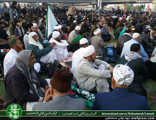 حضور اهل سنت ایران در راهپیمایی اربعین + عکس