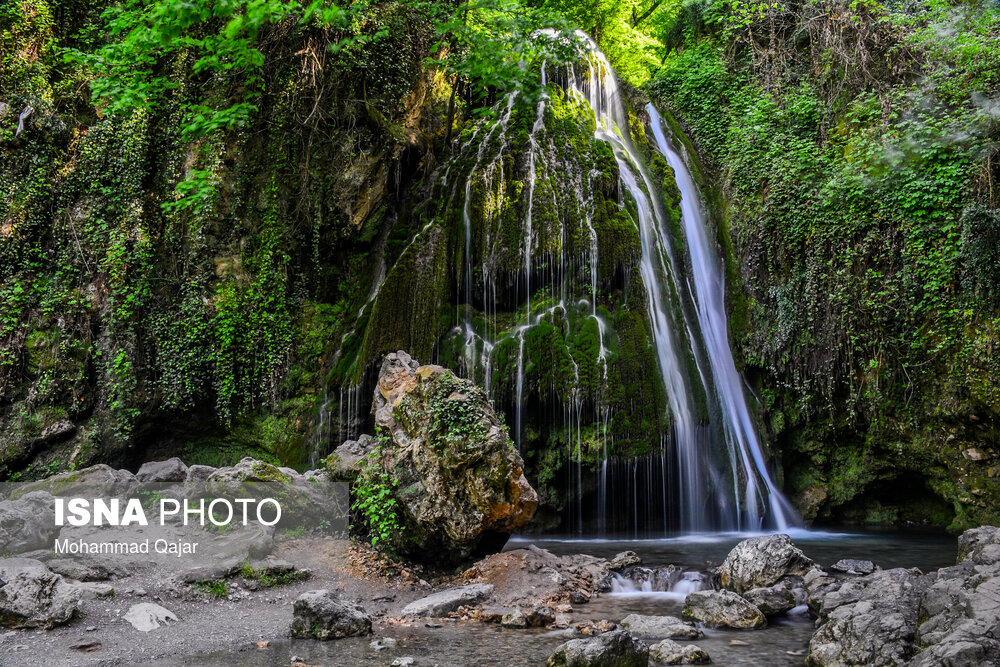 تصاویری از آبشار زیبای «کبود وال»