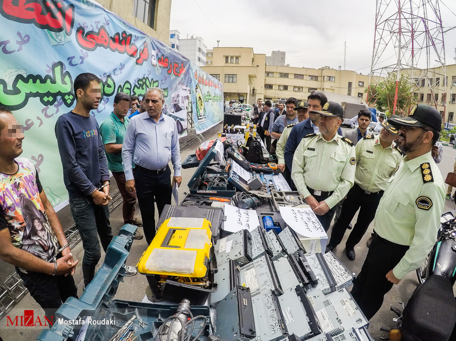 ۹ و نیم میلیارد ارزش اموال جمع آوری شده در طرح رعد ۲۹/ تهران کمترین محل وقوع جرم