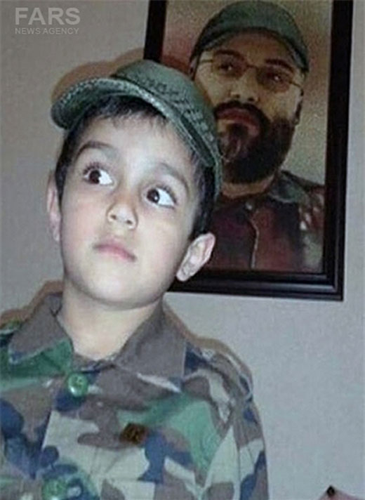 نوه شهید عماد مغنیه + عکس