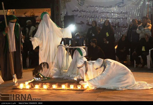 برگزاری تعزیه خوانی در مرز چذابه + تصاویر برگزاری تعزیه خوانی در مرز چذابه + تصاویر