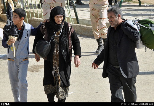 ازدحام زائران در مرز مهران + تصاویر ازدحام زائران در مرز مهران + تصاویر
