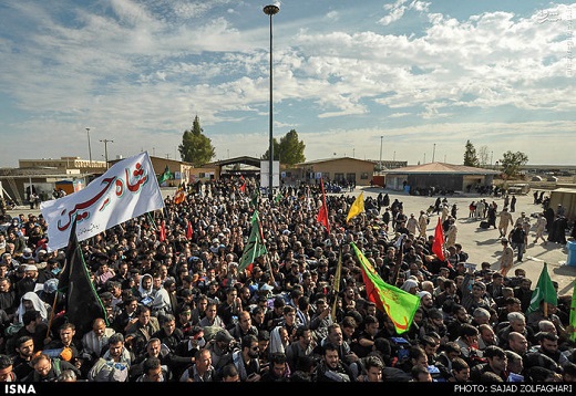 ازدحام زائران در مرز مهران + تصاویر ازدحام زائران در مرز مهران + تصاویر