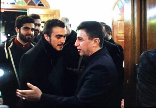 سید احمد خمینی در هیات قلعه نویی + عکس
