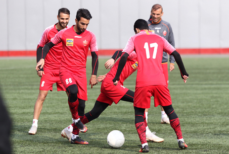 تمرین امروز پرسپولیس در ورزشگاه شهید کاظمی