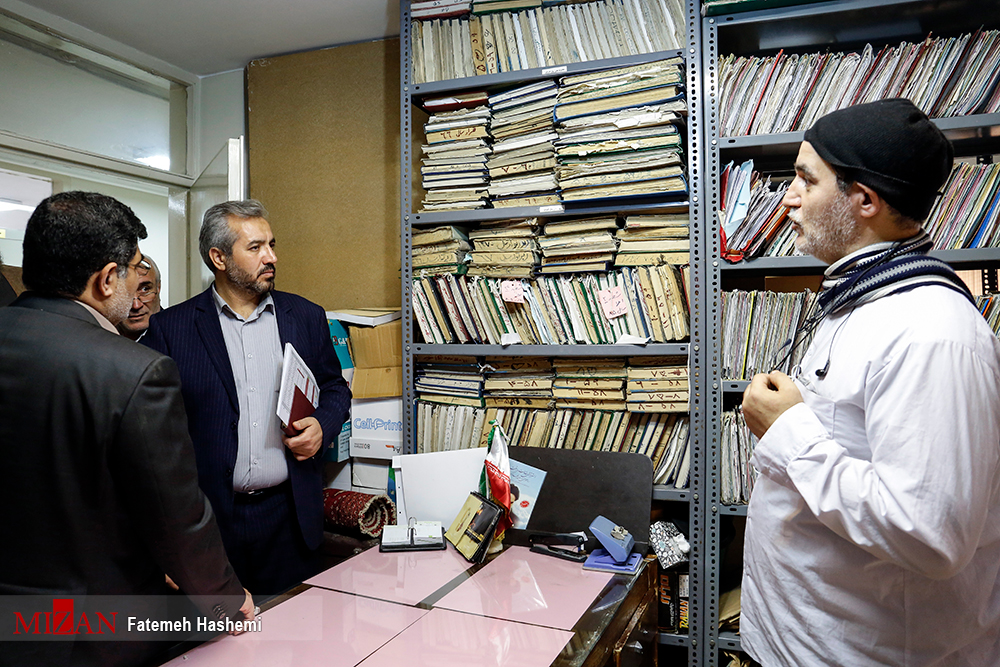 بازدید از پیش اعلام نشده رئیس کل محاکم تهران از مجتمع قضایی شهید بهشتی