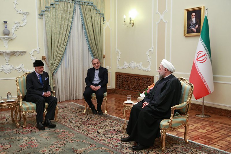 وزیر امور خارجه عمان به دیدار روحانی رفت