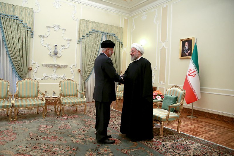 وزیر امور خارجه عمان به دیدار روحانی رفت
