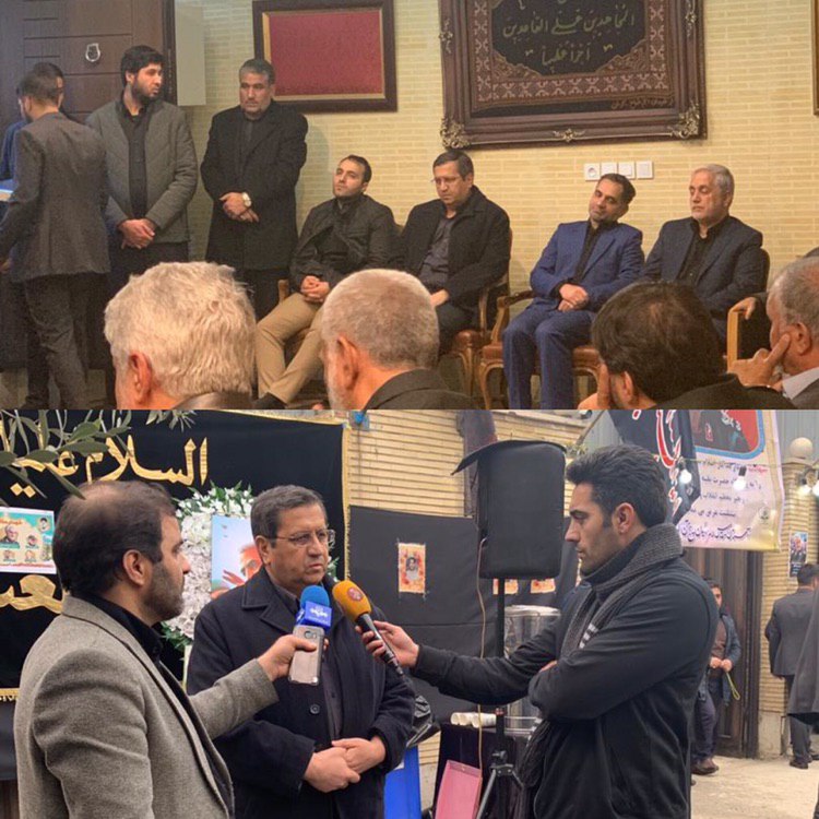 حضور رئیسکل بانک مرکزی در منزل سردار شهید سلیمانی حضور رئیسکل بانک مرکزی در منزل سردار شهید سلیمانی