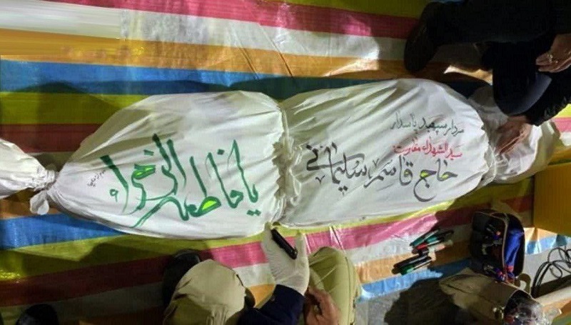 اولین عکس از پیکر سردار سلیمانی