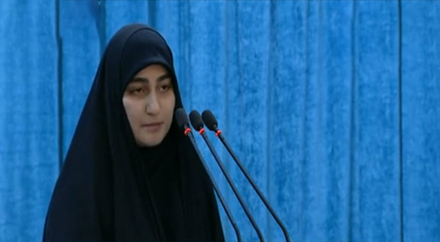 سخنرانی زینب سلیمانی در دانشگاه تهران سخنرانی زینب سلیمانی در دانشگاه تهران