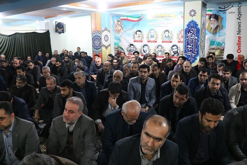 مراسم عزاداری سردار حاج قاسم سلیمانی در دادگستری استان مازندران