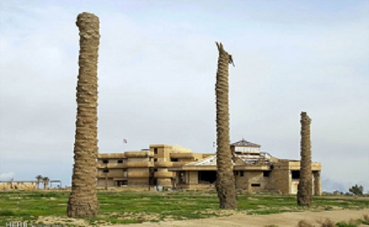 بقایای کاخ همسر صدام در شمال عراق+تصاویر