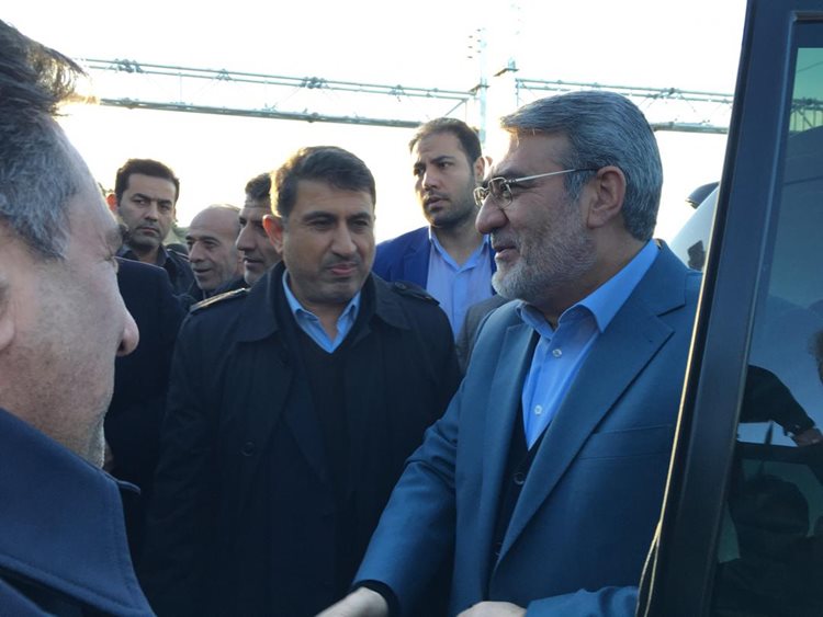 بازدید وزیر کشور از روند تکمیل آزادراه شهید همت در البرز