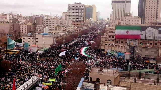 تصاویر اختصاصی  از مراسم راهپیمایی ۲۲ بهمن