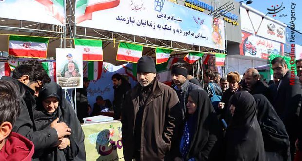 حضور رئیس سازمان زندانها در راهپیمایی یوم الله ۲۲بهمن