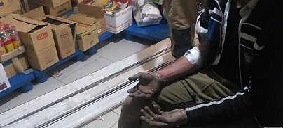 برق گرفتگی کارگر بی احتیاط در فروشگاه بزرگ