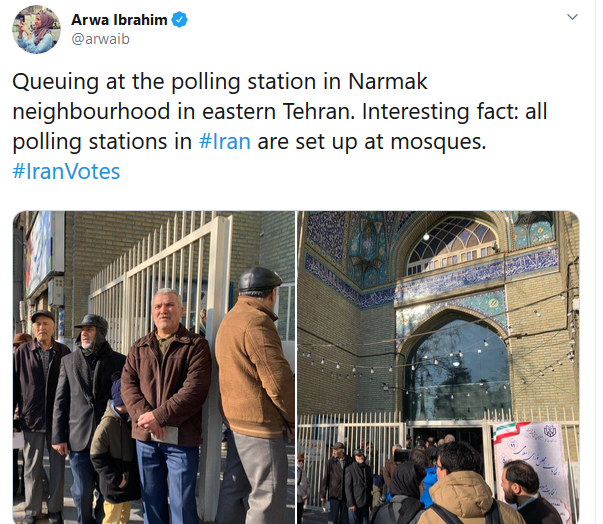 بازتاب کاربران شبکههای اجتماعی خارجی از حضور مردم برای انتخاب نمایندگان مجلس یازدهم بازتاب کاربران شبکههای اجتماعی خارجی از حضور مردم برای انتخاب نمایندگان مجلس یازدهم