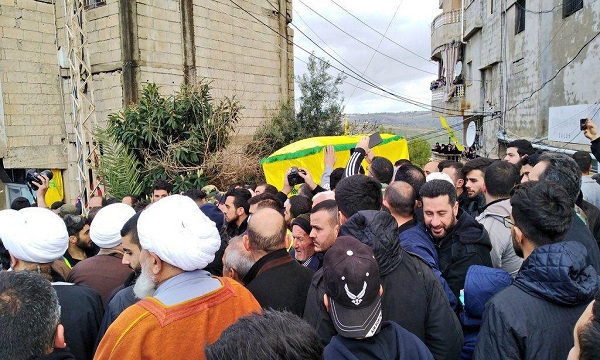 پیکر طلبه شهید مدافع حرم در بیروت به خاک سپرده شد