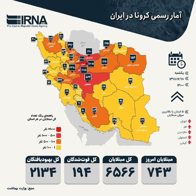 آخرین وضعیت کرونا در کشور تشریح شد+ اینفوگرافی آخرین وضعیت کرونا در کشور تشریح شد+ اینفوگرافی