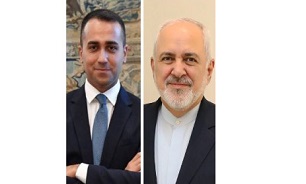 ظریف با وزیر امرو خارجه ایتالیا گفت و گو کرد