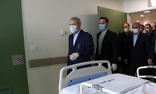 لاریجانی از بیمارستان تخصصی سیار ۵۰۰ تختخوابی نیروی زمینی سپاه بازدید کرد