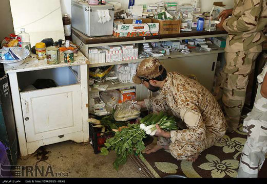 خط مقدم مبارزه با داعش + تصاویر